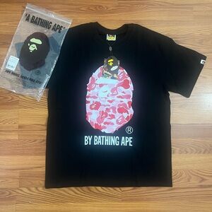 A Bathing Ape Black Graphic Tee